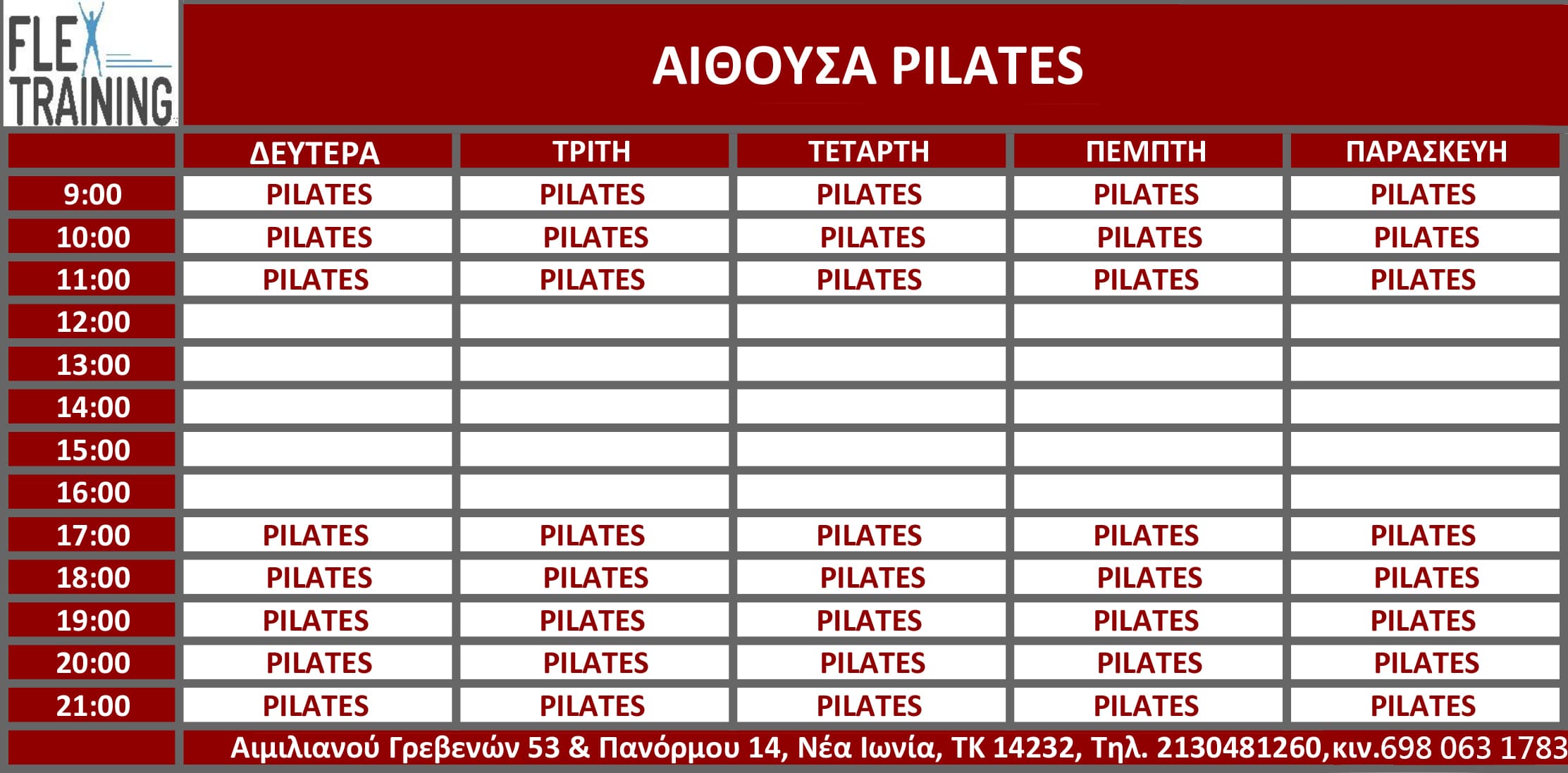 pilates program